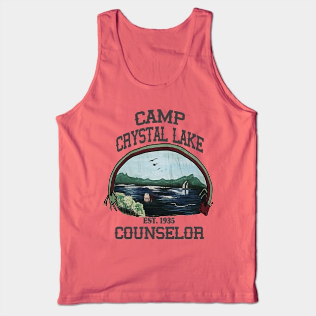 Camp Crystal Lake Counselor Tank Top by CreatingChaos